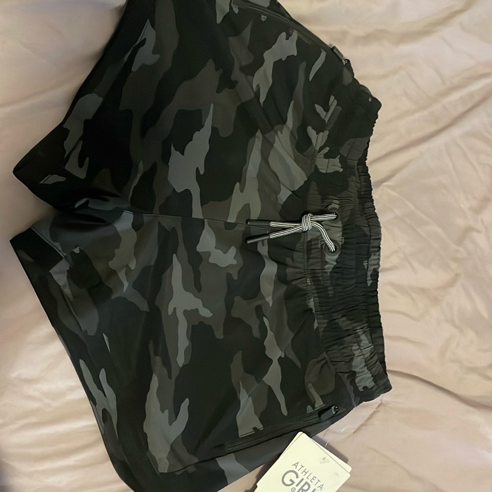 Athleta Girl camo shorts